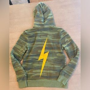 NWT- Aviator Nation camo bolt hoodie- small